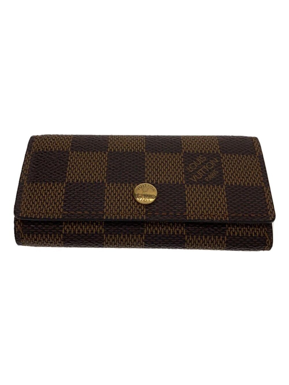 LOUIS VUITTON Multicles Ebene Brown Leather Brown